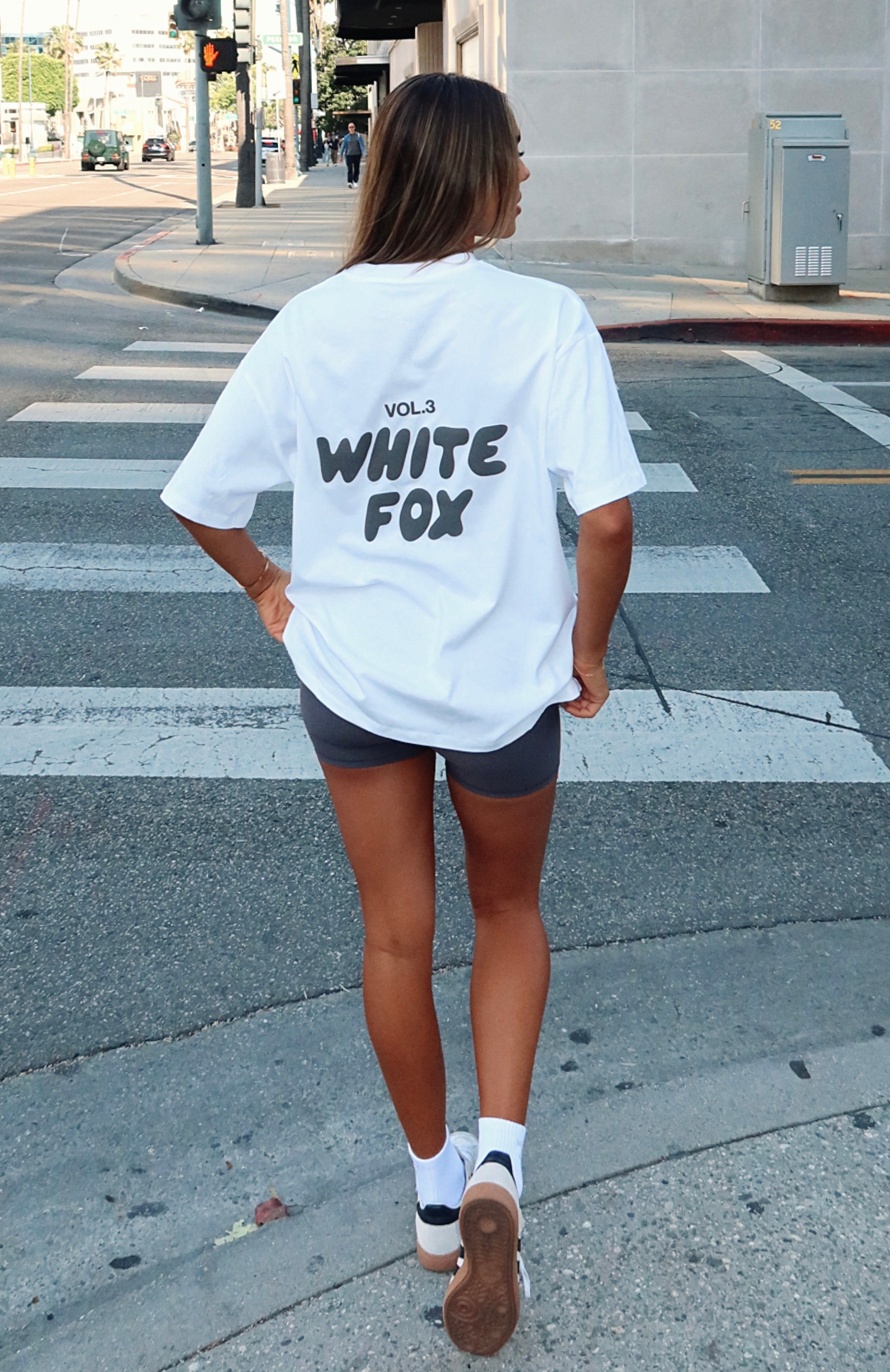 Offstage Back Graphic Oversized Tee White - Image 1