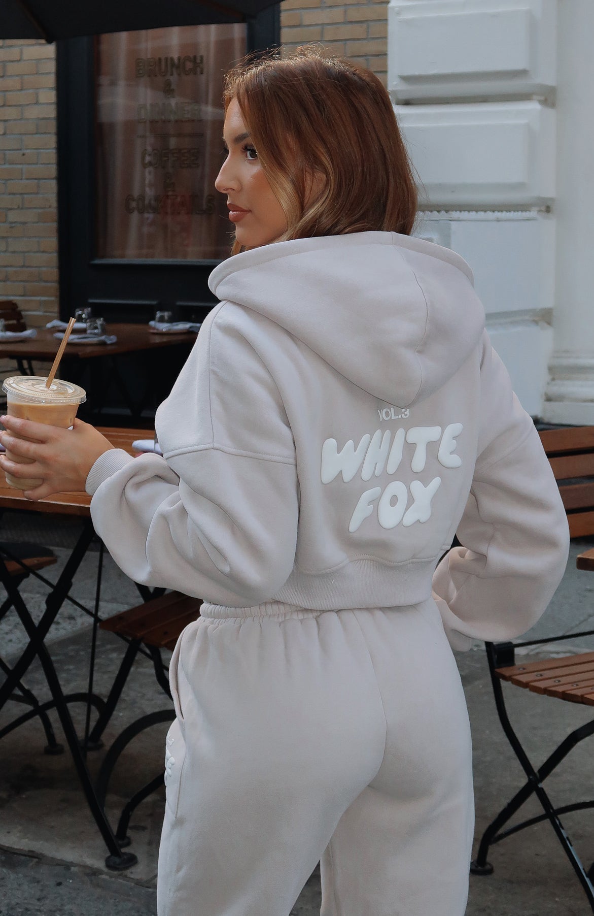 Offstage Cropped Zip Hoodie Moon - Image 7