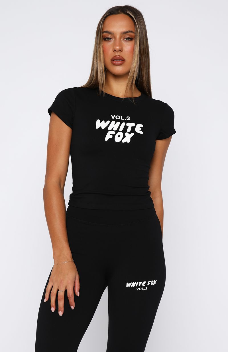 Offstage Fitted Baby Tee Monochrome - Image 2
