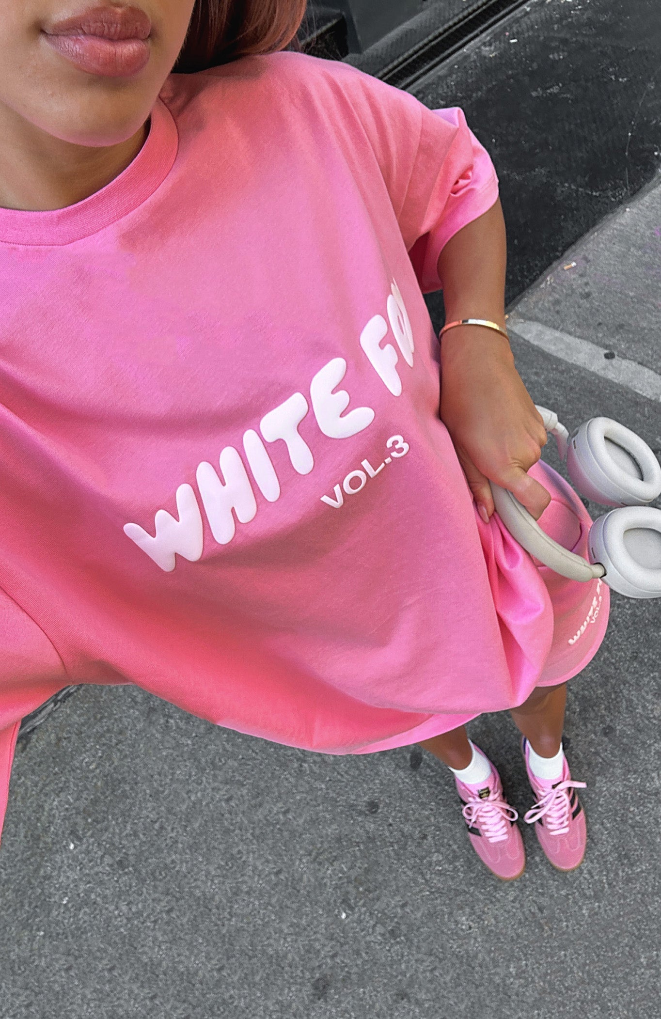 Offstage Oversized Tee Bubblegum - Image 1