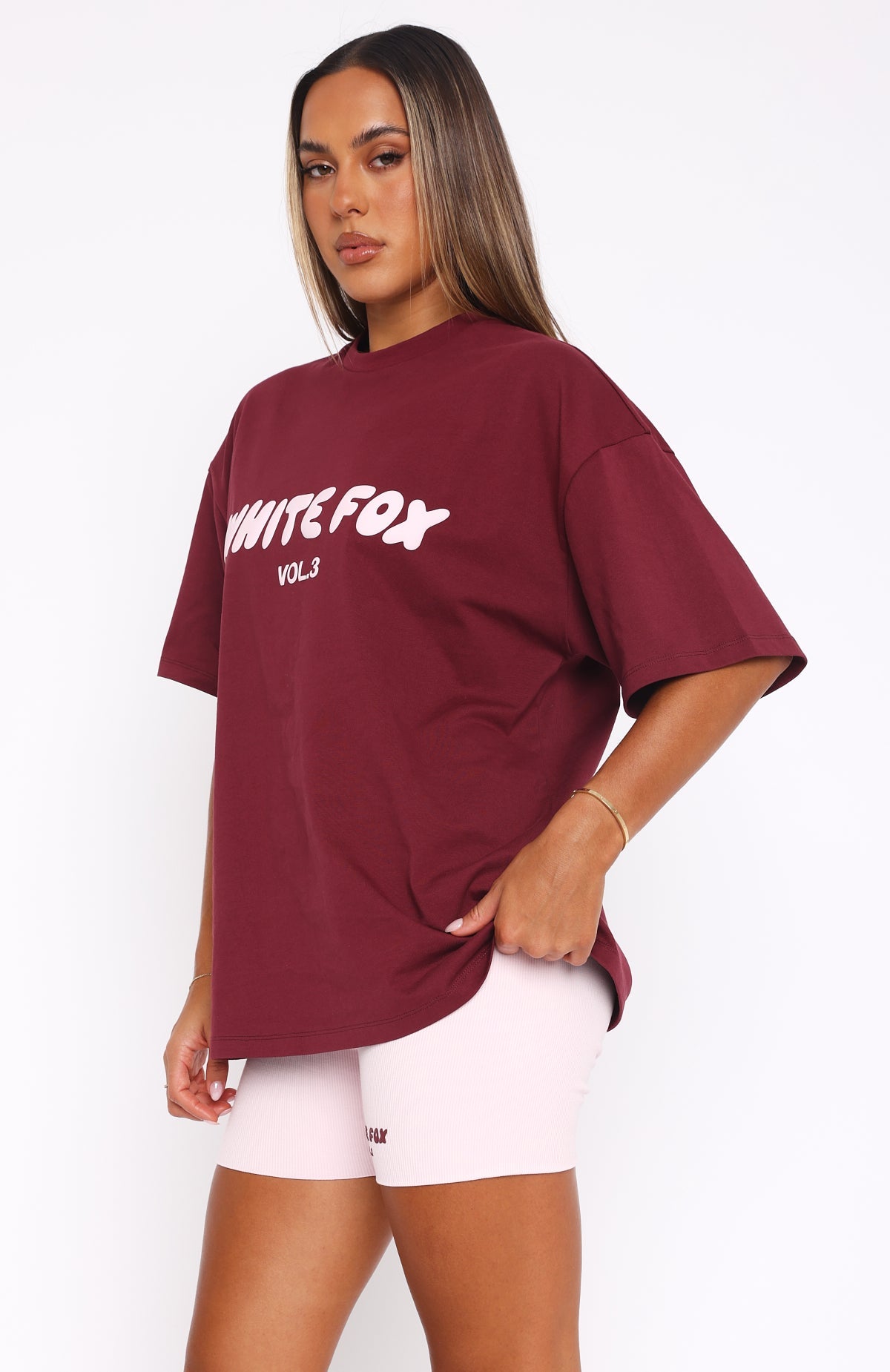 Offstage Oversized Tee Red Velvet - Image 3