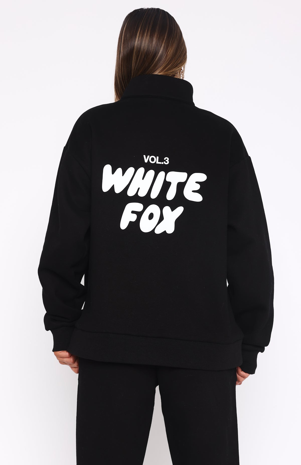 Offstage Zip Front Sweater Monochrome - Image 4