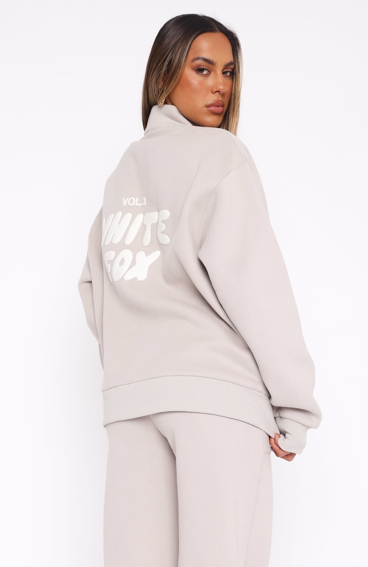Offstage Zip Front Sweater Moon - Image 4